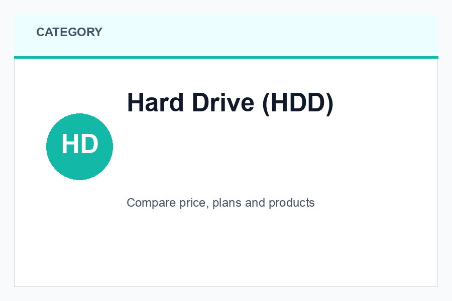 Hard Drive (HDD)