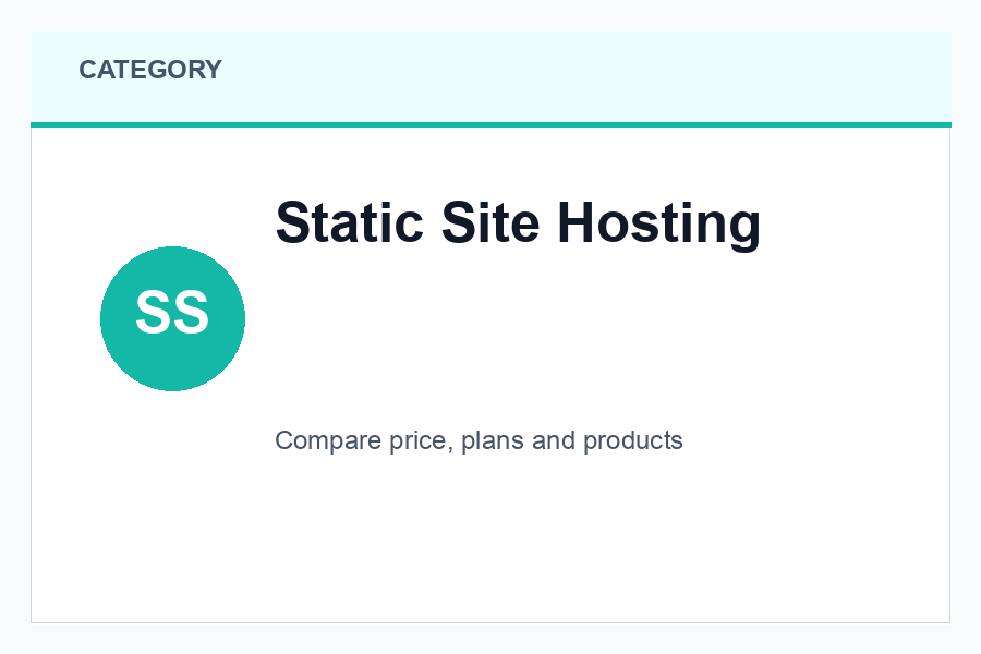 Static Site Hosting